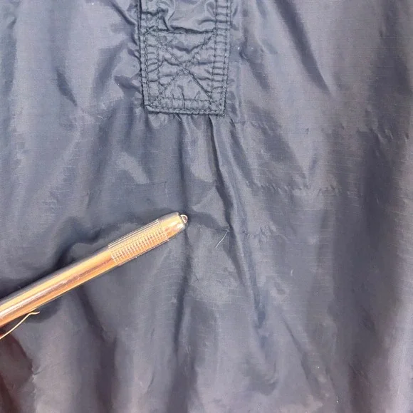 VTG Patagonia Reversible Windbreaker Womens M Navy Orange Snap T Pullover Hiking - Picture 8 of 12